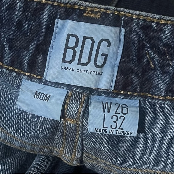 Urban Outfitters BDG Mom Jeans Dark Wash Size 26 - Picture 9 of 13